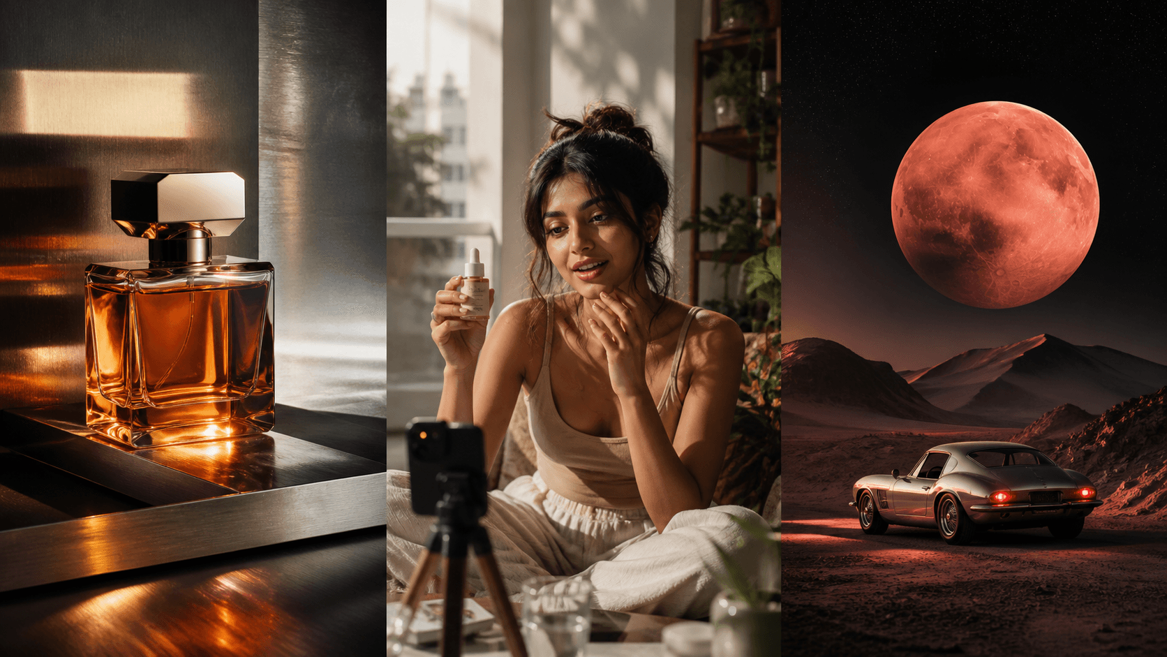 Fragrance product campaign concept