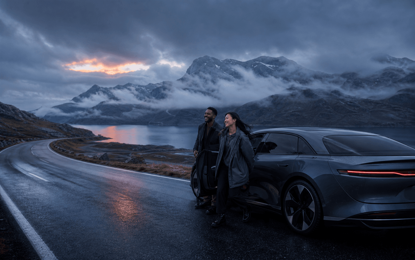North Blue Hour outdoor campaign
